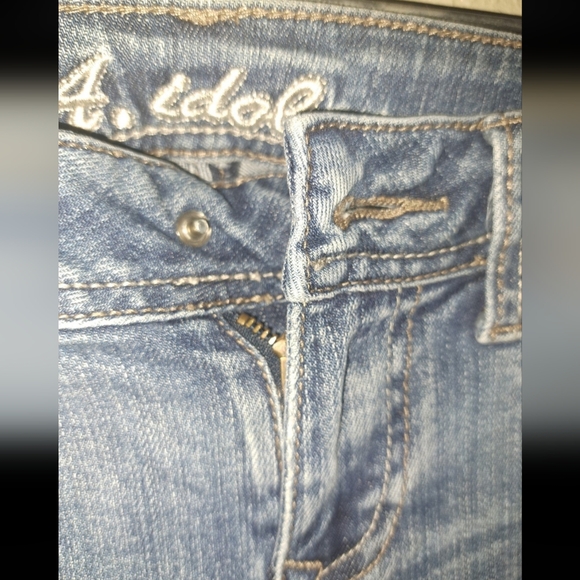 LA Idol Distressed Bling Jeans - Picture 4 of 6